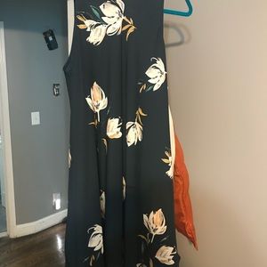 Amanda Uprichard Navy Tie back dress